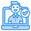 Verifiziertes Konto Zuweisen Prufen Symbol