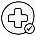 Verifiziertes medizinisches Zeichen  Symbol