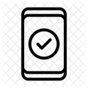 Verifiziertes Mobiltelefon  Symbol