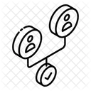 Kundennetzwerk Benutzernetzwerk Verifiziertes Netzwerk Symbol