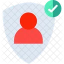 Gesichertes Profil Verifiziertes Profil Geschutztes Profil Symbol