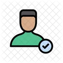 Konto Zertifiziert Profil Symbol