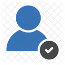 Profil Verifiziert Konto Symbol