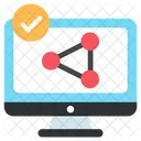 Verifiziertes Teilen  Symbol