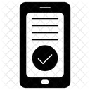 Verifiziertes Telefon  Symbol