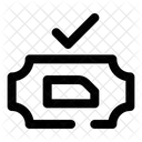 Verifiziertes Zugticket  Symbol