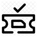 Verifiziertes Zugticket  Symbol