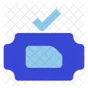 Verifiziertes Zugticket Ticket Flug Symbol