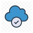 Tick Cloud Check Icon