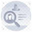 Search User Search Identity Verify Identity Icon