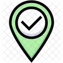 Verify Location Appoved Location Right Location Icon
