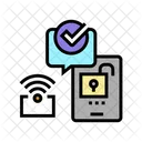 Unlock Card Verify Message Icon