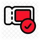 Ticket Approval Pass Icon