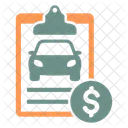 Verkaufen Auto Autohandler Symbol
