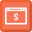 Dollar Webseite Internet Icon