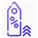 Verkaufsforderer Wachstum Marketing Symbol
