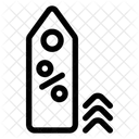 Verkaufsforderer Wachstum Marketing Symbol
