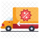 Verkaufs LKW Einkaufs LKW Versand LKW Symbol