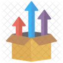 Verkaufsdiagramm Unternehmensanalyse Unternehmensstatistik Symbol