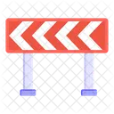 Strassenzaun Verkehrsbarriere Verkehrsschild Symbol