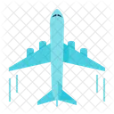 Verkehrsflugzeug  Symbol