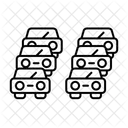 Verkehrskollaps  Symbol