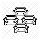 Verkehrskollaps  Symbol