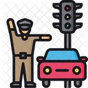 Verkehrspolizei Verkehrspolizei Polizei Symbol