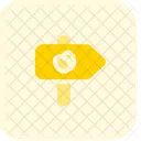 Strassenschild Ei Symbol