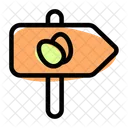 Strassenschild Ei Symbol
