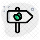 Strassenschild Ei Symbol