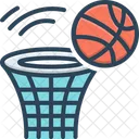 Verpasst Fehlplatziert Basketball Symbol