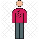 Verletzen Verwunden Weh Tun Symbol