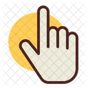 Lockerer Geste Hand Symbol