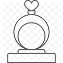 Verlobung Ring Hochzeit Icon