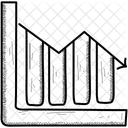 Verlust Balken Diagramm Symbol