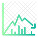 Verlust Diagramm Grafik Symbol