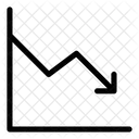 Verlustdiagramm Verlust Balkendiagramm Symbol