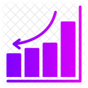 Verlust Analytik Statistik Symbol