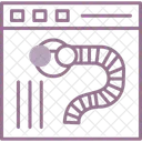 Minhocas Composto Dispositivo Ícone