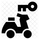 Miete Schlussel Fahrzeug Symbol