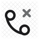 Verpasster Anruf Telefon Anruf Symbol