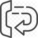 Verpasster Anruf  Symbol