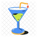 Verre A Cocktail Verre A Mocktail Boisson Rafraichissante Icône