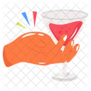 Champagne Fete Celebration Icon