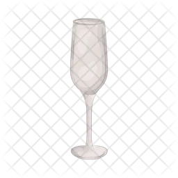 Verre de champagne  Icône