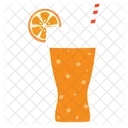 Verre De Jus De Fruits Frais Icon