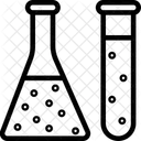Verre De Laboratoire Icône