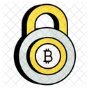 Serrure Bitcoin  Icon