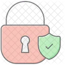 Icone De Verrouillage De Securite En Couleur Lineaire Icon
